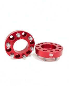 Separadores de ruedas TOYOTA HILUX VIGO/REVO 2005+, FIAT TITANO 2024+ Y RAM DAKOTA 2025+ (Distribución: 6×139.7, Centro: 106,1, Espesor: 35mm, Rosca: M12x1.5)